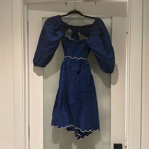NWT Anthro Blue Mini Dress